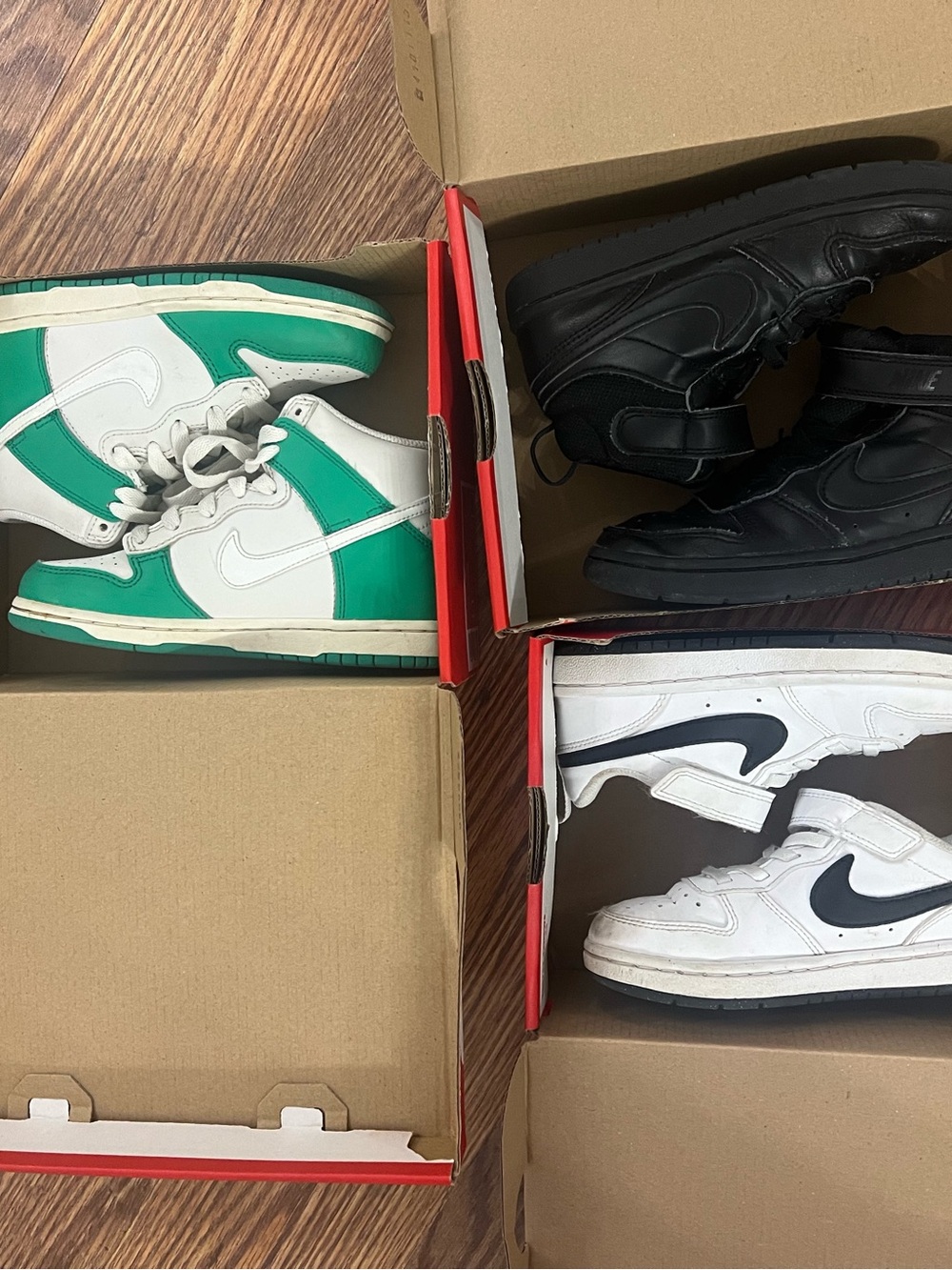 Nike boys size 11 sneaker lot